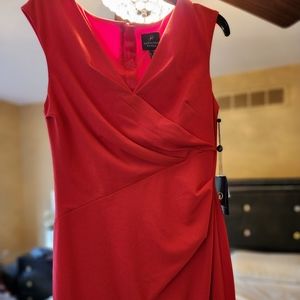 Orangie Red dress size 10 by Adrianna Papell